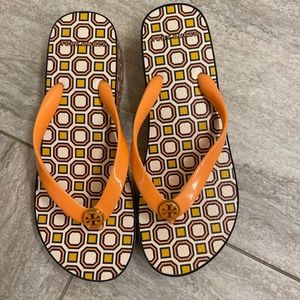 Tory Burch platform flip flops